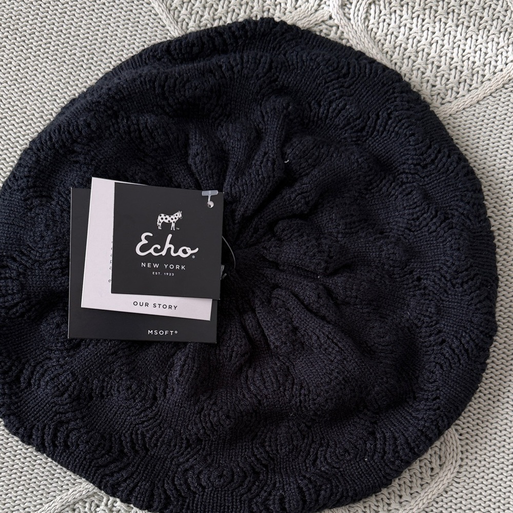 Echo Design Midnight Knit Beret